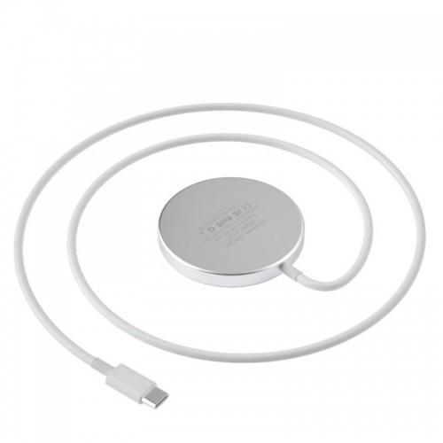 Dudao 15 W magnetic wireles Charger + 20 W wall charger included (MagSafe compatible) white (A12XS) image 4