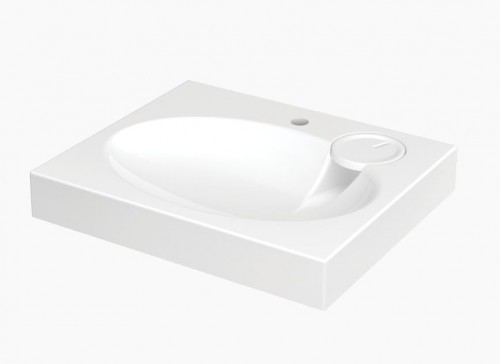 PAA CLARO MINI KICLAMISIF/01 Stone mass sink (above the washing machine) with siphon and brackets - colored image 4