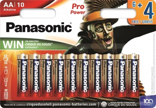 Panasonic Batteries Panasonic Pro Power baterija LR6PPG/10B (6+4 gb.) image 4