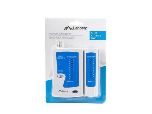 Lanberg NT-0401 network cable tester UTP/STP cable tester Blue, White image 4