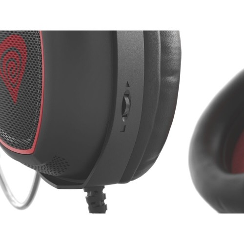 Headphones with Microphone Genesis Radon 300 Black Red image 4