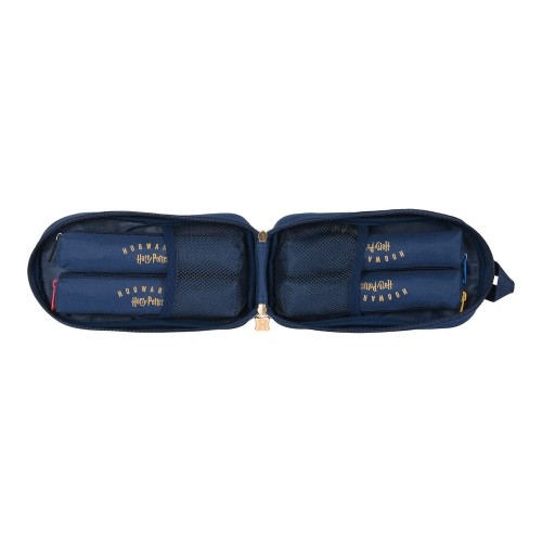 Backpack Pencil Case Harry Potter Magical Brown Navy Blue (12 x 23 x 5 cm) image 4