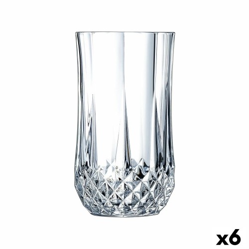 Kristāla Glāze Cristal d’Arques Paris Longchamp Caurspīdīgs Stikls (36 cl) (Pack 6x) image 4