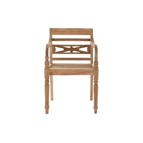 Садовое кресло DKD Home Decor Коричневый Тик (54 x 47 x 85 cm) image 4