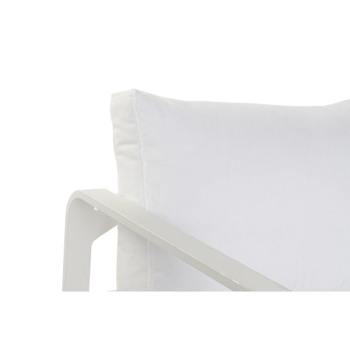 Dārza dīvāns DKD Home Decor Balts Poliesters Alumīnijs (4 pcs) (184 x 72 x 78 cm) image 4