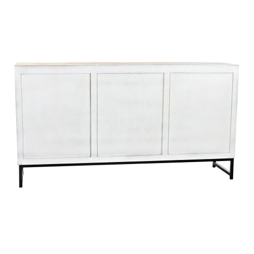 Sideboard DKD Home Decor   White Metal Mango wood 150 x 38 x 80 cm image 4