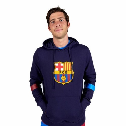 Men’s Hoodie F.C. Barcelona Navy Blue image 4