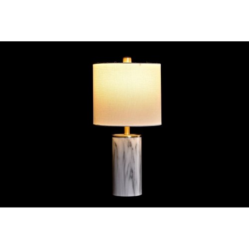 Galda lampa DKD Home Decor Bronza Balts 220 V 50 W Moderns (23 x 23 x 47 cm) image 4