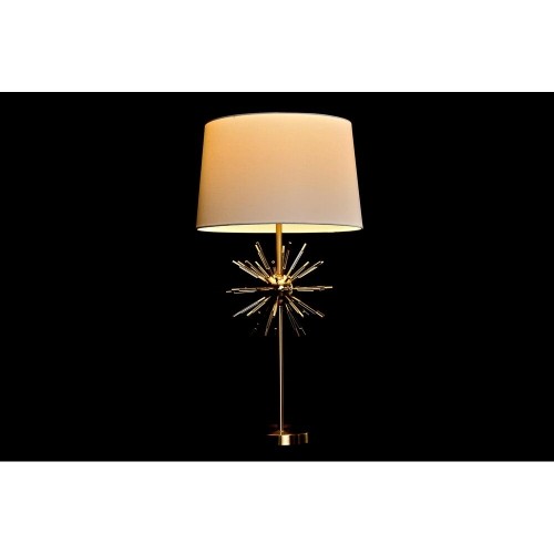 Galda lampa DKD Home Decor Bronza Zvaigzne Balts 220 V 50 W Moderns (41 x 41 x 80 cm) image 4