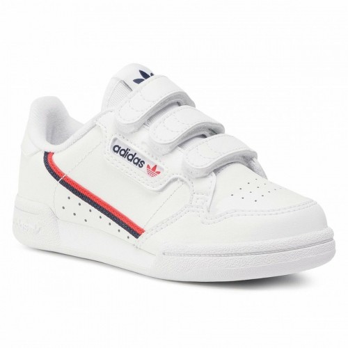 Children’s Casual Trainers CONTINENTAL 80 CF Adidas EH3222 White image 4