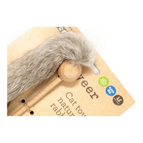 Cat wand Gloria Niemeyeer Wood Fluffy toy Worm image 4