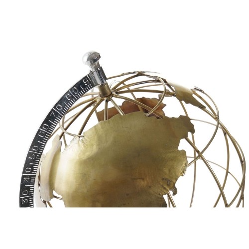 Земной глобус DKD Home Decor Позолоченный Металл Коричневый Трипод Древесина манго (20 x 20 x 50 cm) image 4