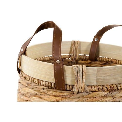 Basket set DKD Home Decor Bamboo Tropical 40 x 40 x 24 cm image 4