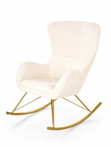 Halmar LIBERTO leisure armchair cream / gold image 4