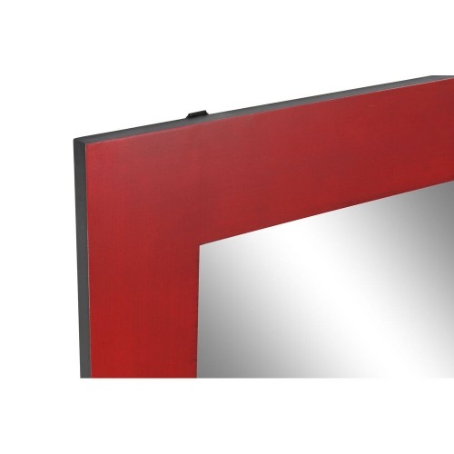 Настенное зеркало DKD Home Decor Зеркало Ель Красный Чёрный MDF (70 x 2 x 90 cm) image 4