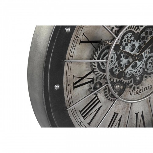 Sienas pulkstenis DKD Home Decor Melns Pārnesumi Varš Dzelzs (80 x 8 x 80 cm) image 4