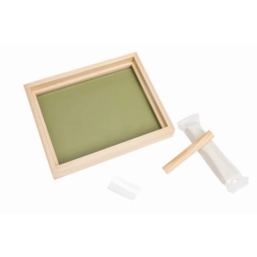 Baby Art Pure Frame wooden komplekts mazuļa pēdiņu vai rociņu nospieduma izveidošanai - 3601092030 image 4