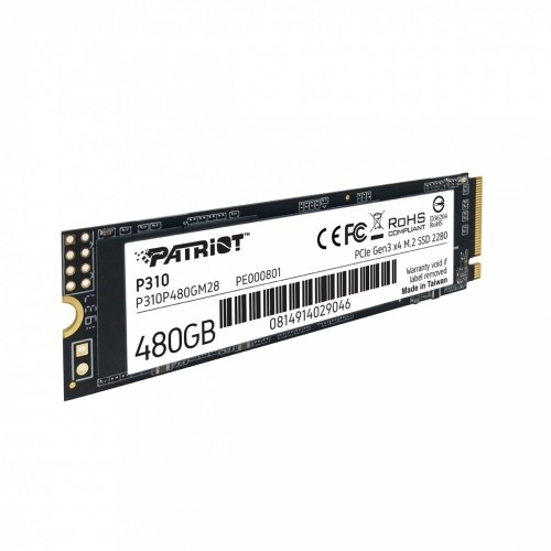 Patriot SSD drive P310 480GB M.2 2280 1700/1500 PCIe NVMe Gen3 x 4 image 4