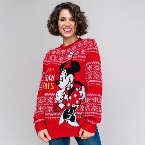 Women’s Jumper Minnie Mouse Red image 4