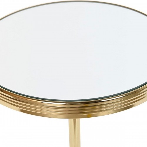 Вспомогательный стол DKD Home Decor Зеркало Позолоченный Латунь (42,5 x 42,5 x 49 cm) image 4