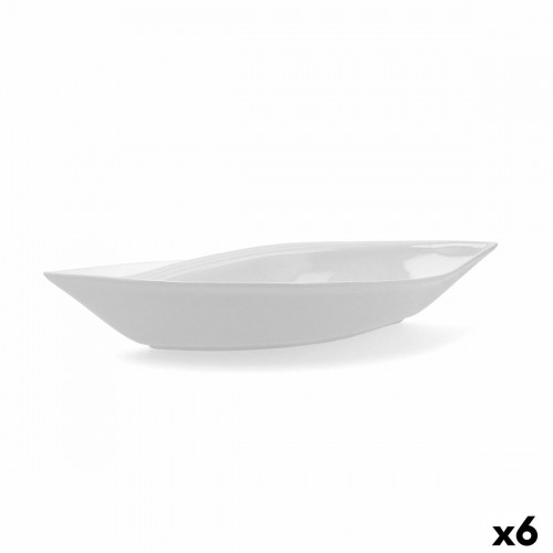 Serving Platter Quid Gastro Ceramic White (31 x 14,5 x 5,5 cm) (Pack 6x) image 4