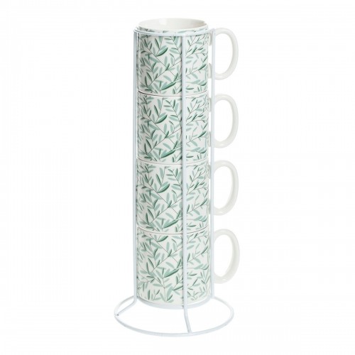 4 Piece Mug Set Secret de Gourmet With support Porcelain image 4