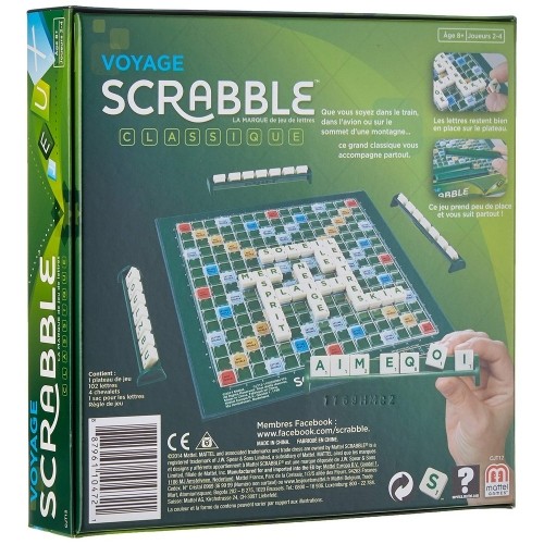 Настольная игра Mattel Scrabble Voyage (FR) image 4