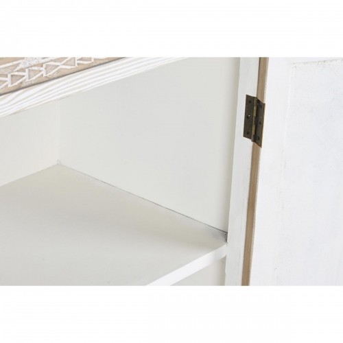 Шкаф DKD Home Decor Ель Стеклянный Натуральный Белый (86 x 40 x 180 cm) (80 x 42 x 180 cm) image 4