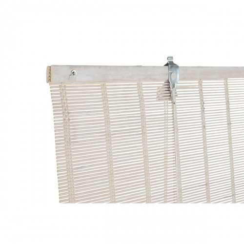 Рольставни DKD Home Decor Лакированный Белый Бамбук (120 x 2 x 230 cm) image 4