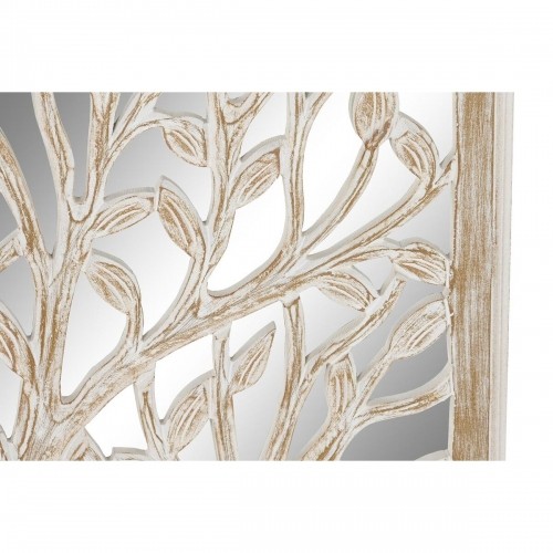Wall Decoration DKD Home Decor Mirror Tree White MDF Wood (45 x 2,5 x 65 cm) image 4