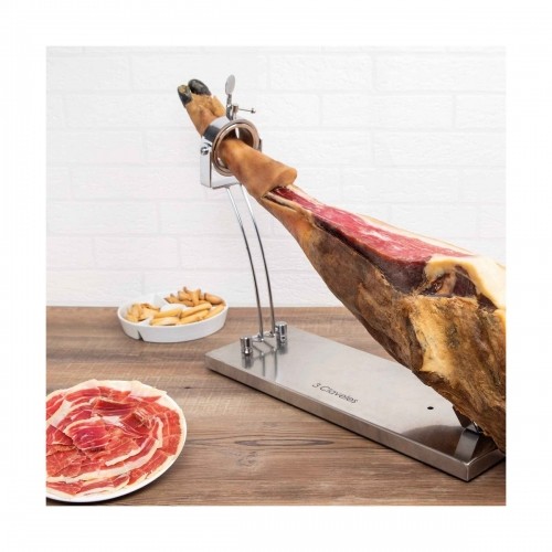 Stainless Steel Ham Stand (support for whole leg of ham) 3 Claveles Revolving head (39 x 50 x 16,5 cm) image 4
