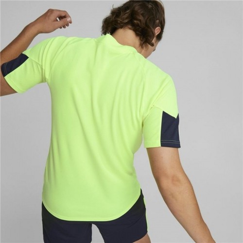 Men’s Short Sleeve T-Shirt Puma Individual Final Lime green Men image 4