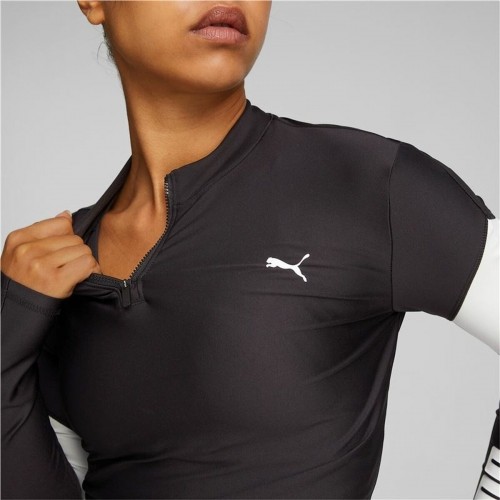 Женская рубашка с длинным рукавом Puma Fit Eversculpt 1/4 Чёрный image 4