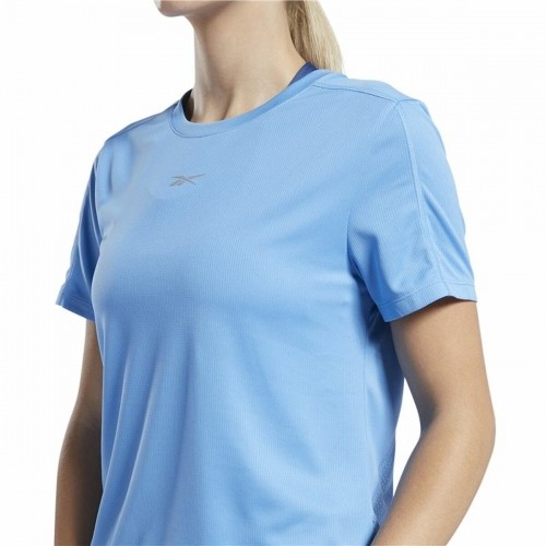 Sieviešu Krekls ar Īsām Piedurknēm Reebok Speedwick Gaiši Zils image 4