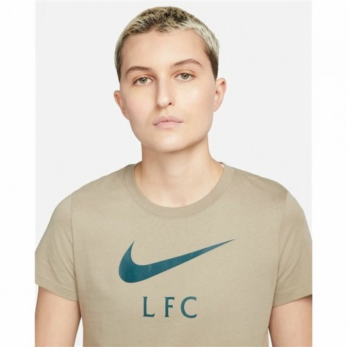 Sieviešu Krekls ar Īsām Piedurknēm Nike Liverpool FC Brūns image 4