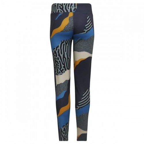 Sports Leggings for Children Adidas Multicolour Blue image 4