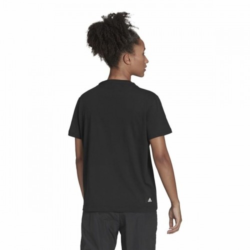 Men’s Short Sleeve T-Shirt Adidas Future Icons Black image 4