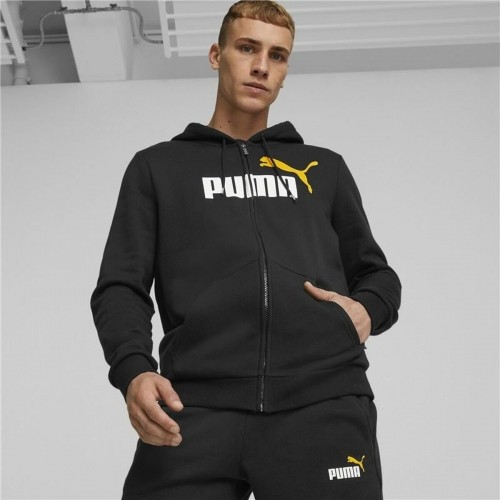 Толстовка с капюшоном мужская Puma Essentials Two Tone Чёрный image 4