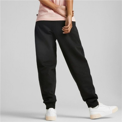 Adult's Tracksuit Bottoms Puma ESS+ Embroidery High-Waist Lady Black image 4