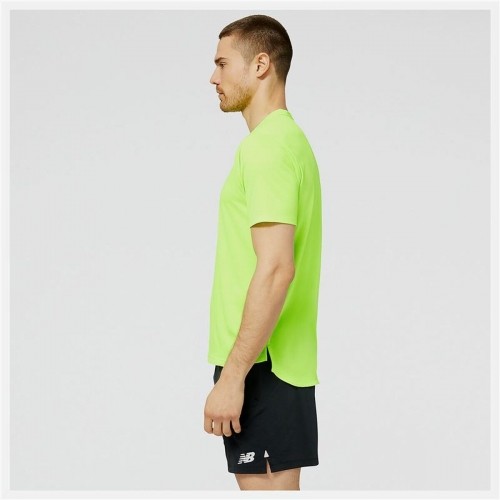 Short-sleeve Sports T-shirt New Balance Lime green image 4