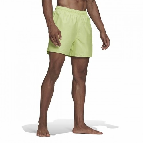 Men’s Bathing Costume Adidas Solid Yellow image 4