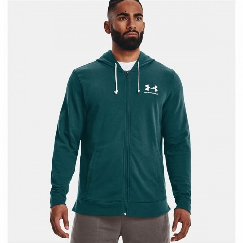 Men's Sports Jacket Under Armour Rival Terry Green image 4