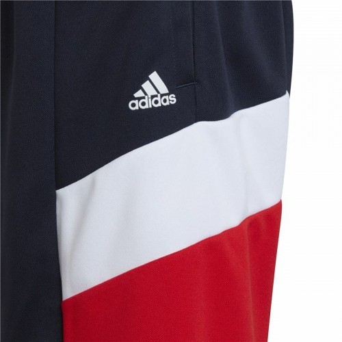 Bērnu Sporta Tērpu Bikses Adidas  D2M Big Logo Tumši zils image 4