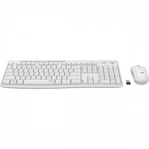 Keyboard and Wireless Mouse Logitech MK295 White French AZERTY image 4