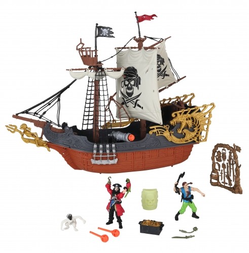 CHAP MEI rotaļlietu komplekts Pirates Deluxe Captain Ship, 505219 image 4