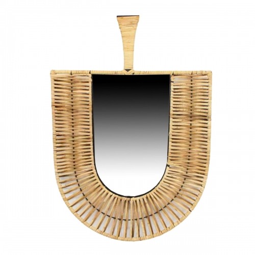 Настенное зеркало DKD Home Decor Коричневый ротанг Веер Тропический (50 x 2,5 x 72 cm) image 4