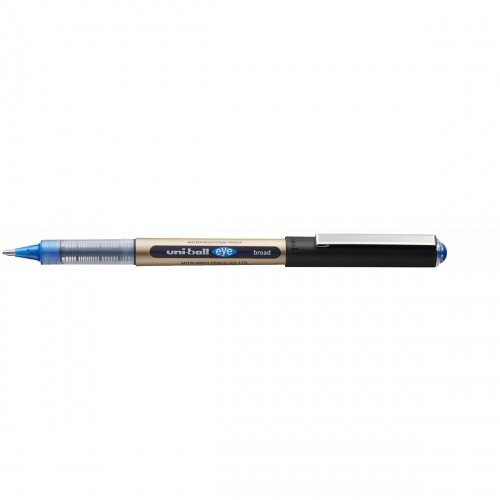 Liquid ink ballpoint pen Uni-Ball Rollerball Eye Broad UB-150 Синий 12 штук image 4
