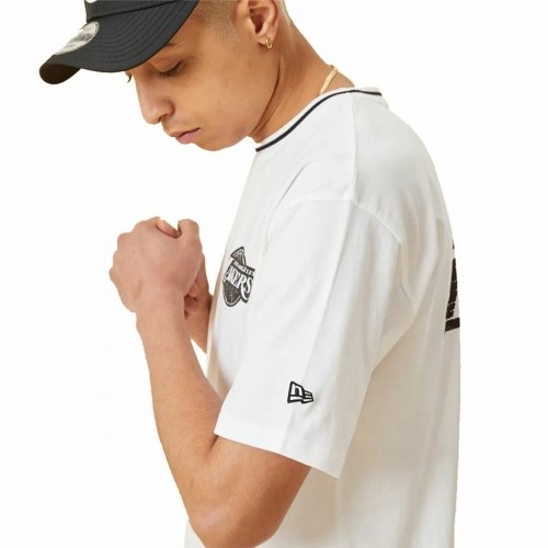 Men’s Short Sleeve T-Shirt New Era Lakers White image 4