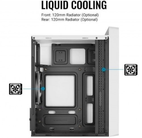 Aerocool PC case CS-109 RGB USB 3.0 Mini Tower white image 4