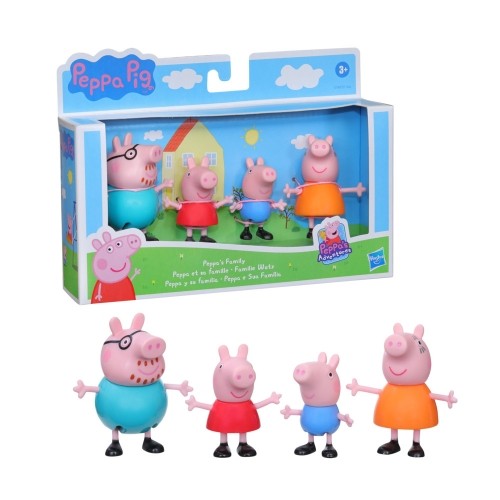 PEPPA PIG Rotaļu komplekts Ģimene, 4gab image 4